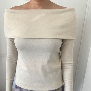 LOFT Off the Shoulder Sweater
